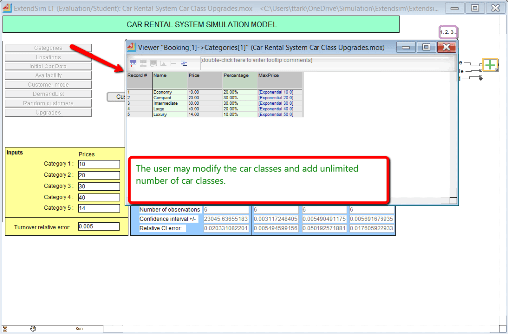 Car Rental System Model of Research Paper – Simulation Helpdesk